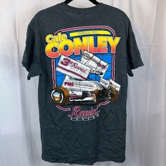Cale Conley Shirt Short Sleeve Racing Car Crewneck Pull Over Top West Virginia - Picture 7 of 10